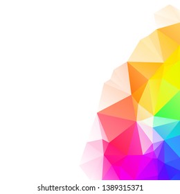 Colorful Polygonal Mosaic Background, Creative Design Templates