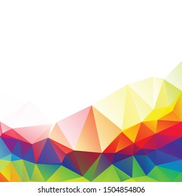 Colorful Polygonal Mosaic Background, Creative Design Templates