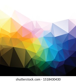 Colorful Polygonal Mosaic Background, Creative Design Templates