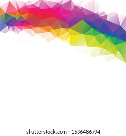 Colorful Polygonal Mosaic Background, Creative Design Templates
