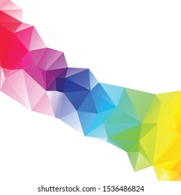 Colorful Polygonal Mosaic Background, Creative Design Templates
