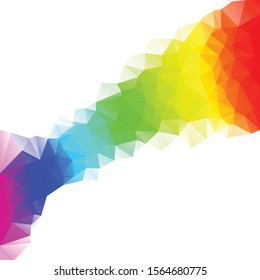 Colorful Polygonal Mosaic Background, Creative Design Templates