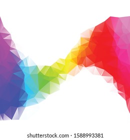 Colorful Polygonal Mosaic Background, Creative Design Templates