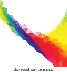 Colorful Polygonal Mosaic Background, Creative Design Templates