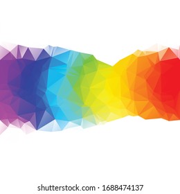 Colorful Polygonal Mosaic Background, Creative Design Templates