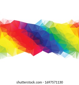 Colorful Polygonal Mosaic Background, Creative Design Templates