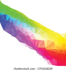 Colorful Polygonal Mosaic Background, Creative Design Templates