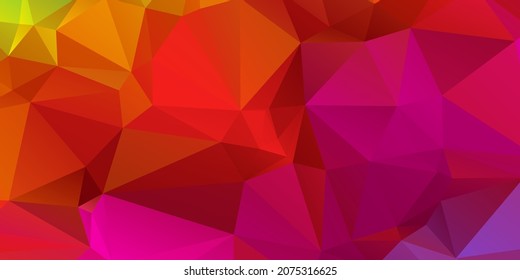 Fondo multicolor poligonal, plantillas de diseño creativas