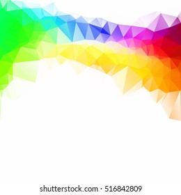 Colorful Polygonal Mosaic Background, Creative Design Templates