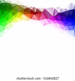 Colorful Polygonal Mosaic Background, Creative Design Templates