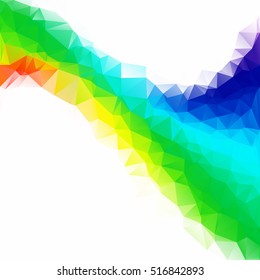 Colorful Polygonal Mosaic Background, Creative Design Templates
