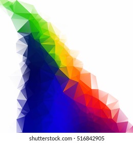 Colorful Polygonal Mosaic Background, Creative Design Templates
