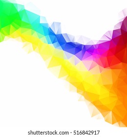 Colorful Polygonal Mosaic Background, Creative Design Templates