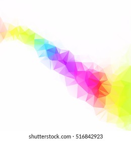 Colorful Polygonal Mosaic Background, Creative Design Templates