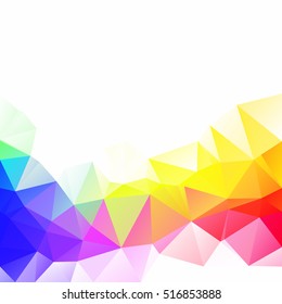 Colorful Polygonal Mosaic Background, Creative Design Templates