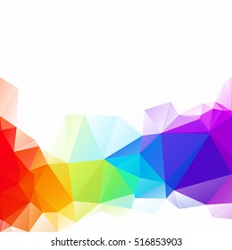 Colorful Polygonal Mosaic Background, Creative Design Templates