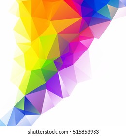 Colorful Polygonal Mosaic Background, Creative Design Templates