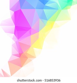 Colorful Polygonal Mosaic Background, Creative Design Templates