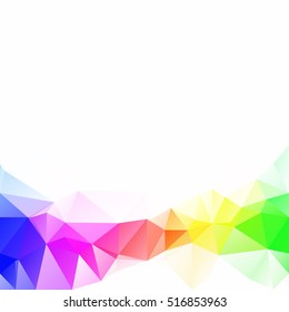 Colorful Polygonal Mosaic Background, Creative Design Templates