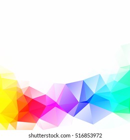 Colorful Polygonal Mosaic Background, Creative Design Templates