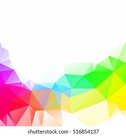 Colorful Polygonal Mosaic Background, Creative Design Templates