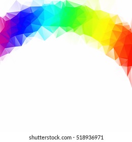 Colorful Polygonal Mosaic Background, Creative Design Templates
