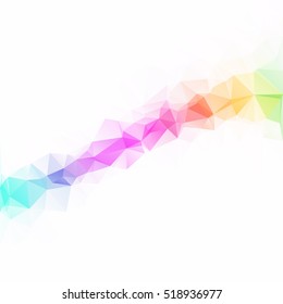 Colorful Polygonal Mosaic Background, Creative Design Templates