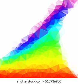 Colorful Polygonal Mosaic Background, Creative Design Templates