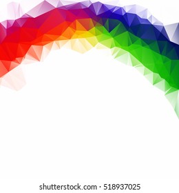 Colorful Polygonal Mosaic Background, Creative Design Templates