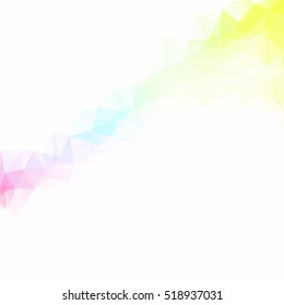 Colorful Polygonal Mosaic Background, Creative Design Templates
