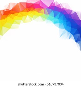 Colorful Polygonal Mosaic Background, Creative Design Templates