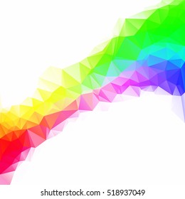 Colorful Polygonal Mosaic Background, Creative Design Templates
