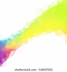 Colorful Polygonal Mosaic Background, Creative Design Templates