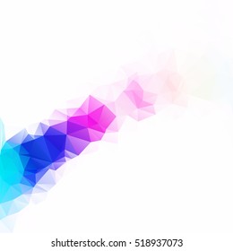Colorful Polygonal Mosaic Background, Creative Design Templates