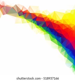 Colorful Polygonal Mosaic Background, Creative Design Templates