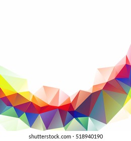 Colorful Polygonal Mosaic Background, Creative Design Templates