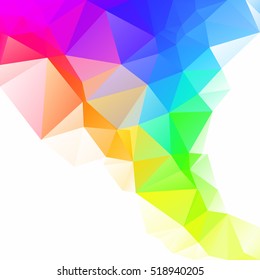 Colorful Polygonal Mosaic Background, Creative Design Templates
