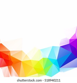 Colorful Polygonal Mosaic Background, Creative Design Templates