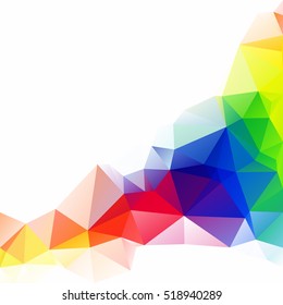 Colorful Polygonal Mosaic Background, Creative Design Templates