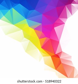 Colorful Polygonal Mosaic Background, Creative Design Templates