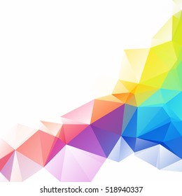 Colorful Polygonal Mosaic Background, Creative Design Templates
