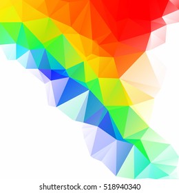 Colorful Polygonal Mosaic Background, Creative Design Templates