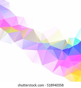 Colorful Polygonal Mosaic Background, Creative Design Templates
