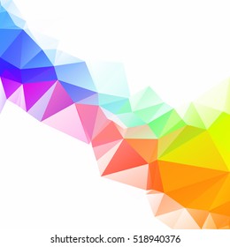 Colorful Polygonal Mosaic Background, Creative Design Templates