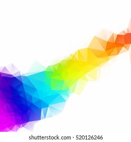 Colorful Polygonal Mosaic Background, Creative Design Templates