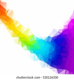 Colorful Polygonal Mosaic Background, Creative Design Templates