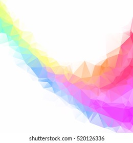 Colorful Polygonal Mosaic Background, Creative Design Templates