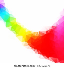 Colorful Polygonal Mosaic Background, Creative Design Templates