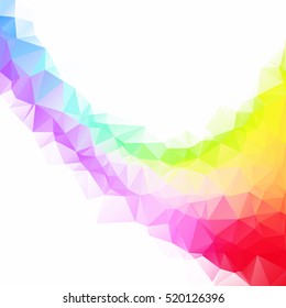 Colorful Polygonal Mosaic Background, Creative Design Templates