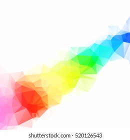 Colorful Polygonal Mosaic Background, Creative Design Templates